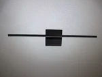 Kaisite 24 In. 1-LIGHT Black Led Vanity Bar Rotatable Bathroom. Fixed Price $36.51.