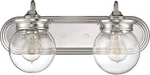 Savoy House 8-232-2-109 Downing 2-LIGHT Vanity Bar Polished Nickel. Fixed Price $317.99.