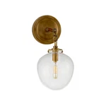 Visual Comfort Katie Small Acorn Sconce - Hand Rubbed Antique Brass. Fixed Price $325.00.