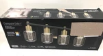 Artika Champagne Globe 26 In. 4-LIGHT Black And Gold Led Vanity *used. Fixed Price $59.99.
