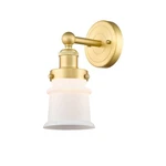 Innovations Canton 1LT 5" Sconce, Satin Gold/matte White 616-1W-SG-G181S. Fixed Price $147.40.
