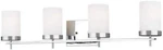 Generation Lighting Polished Chrome Vanity 4490304-05. Fixed Price $97.86.