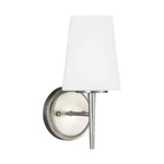 Generation Lighting Driscoll 12" Tall Bathroom Sconce Model: 4140401-962, Nib. Fixed Price $40.00.
