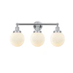 Innovations Lighting Beacon Bath Vanity, PC/WHITE-6 616-3W-PC-G201-6. Fixed Price $297.44.