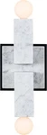Matte Black Quadra Ada Wall Sconce-kalco. Fixed Price $775.00.
