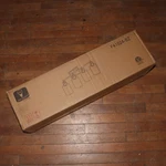 Faymart 4-LIGHT Bathroom Vanity With Clear Glass Shade Dark Bronze 30.91". Fixed Price $40.00.