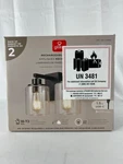 Lohas Battery Operated Wall Sconce Set Of 2, Rechargeable Cordless Lig.... Fixed Price $85.00.