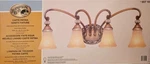 New Hampton Bay Caffe Patina 4 Light Vanity Fixture - Box. Fixed Price $179.99.