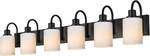 6 Wall Lighting Fixture Matte Black Finish,classic Bathroom Vanity. Fixed Price $89.99.