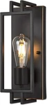 Wall Sconce Indoor Oil Rubbed Bronze Lamp Vintage Look New-in-box. Fixed Price $33.75.