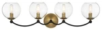 Minka Lavery 5064726 Kearney Park Clear Glass Wall Mount 4LIGHT 240 Total. Fixed Price $89.50.