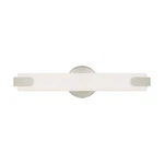 Livex Lighting 16362-91 Lund Led Brushed Nickel Ada Bath Vanity. Fixed Price $275.90.