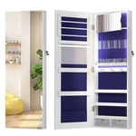 Vlsrka 3 Led Lights Jewelry Cabinet Full-length Mirror White/dark Blue. Fixed Price $164.63.