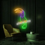 Toucan Led Neon Sign 30"X20" Light Man Cave Beer Bar Party Display Wall Decor. Fixed Price $279.00.