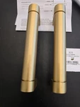 Restoration Hardware Lambeth Smooth Lacquered Burnished Bras Pull Handle 4" X2. Fixed Price $34.99.