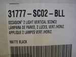 Kohler Lighting 31777-SC02-BLL Occasion Matte Black. Fixed Price $99.99.