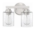 Craftmade Bolden Light Vanity In Brushed Polished Nickel, 50502-BNK **new**. Fixed Price $59.95.