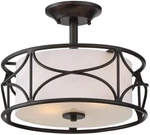Designers Fountain Avara 2-LIGHT Semi Flush Mount Ceiling Oil-rubbed Bronze. Fixed Price $159.63.