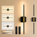 Gvvoohome Battery Wall Sconces Set Of 2 Dimmable 3000-6500K, Remote, Black Gold. Fixed Price $65.96.
