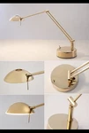 Estiluz A-1136 Gold Modern Halogen Desk Lamp Spain Energy Saving Task Light. Fixed Price $250.00.