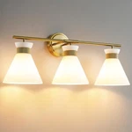 Woshitu Bathroom Vanity Fixtures: 3-LIGHTS Mid Century Modern Li.... Fixed Price $114.65.