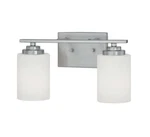 Millennium Lighting 3182 Sn Nickel Durham 2-LIGHT Bathroom Vanity. Fixed Price $50.00.