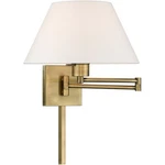 Livex Lighting 40039-01 Allison Swing Arm Or Wall Lamp Antique Brass. Fixed Price $289.96.