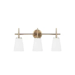 Sea Gull Lighting Driscoll Wall/bath Vanity Style Fixture, Three - Light, Satin. Fixed Price $187.90.