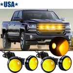 4PC Amber Led Lights Grille Lighting Kit Universal For Focus 2012 2013-2018. Fixed Price $8.99.