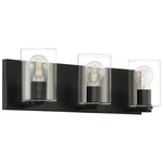 Access Lighting 22 In. 3-LIGHT Matte Black Led Bathroom Vanity. Fixed Price $65.26.