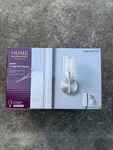 Home Decorators Collection Ayelen 1-LIGHT Brushed Nickel Wall Sconce A19. Fixed Price $17.99.