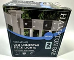 Hampton Bay Solar Distressed Black Integrated Led Deck Light Lone Star Design. Fixed Price $21.30.