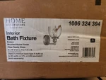Home Decorators Collection 6 In. Evelyn 1-LIGHT Brushed Nickel Wall Sconce New. Fixed Price $23.00.