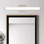 Bel Air Lighting 24 1-LIGHT Brushed Nickel Vanity W/ White Acrylic Shade. Fixed Price $39.99.