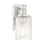 Savoy House 9-1102-1 Concord 5"W Vanity Light Metallic Silver With Polished. Fixed Price $132.00.