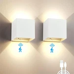 Surpalig Battery Operated Wall Sconce Set Of 2, Motion Sensor Light Indoor, 6.... Fixed Price $85.22.