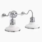 New Kohler Lighting K-32286-SC02-WCL Hauksbee 24 11/16" Two Scone. Fixed Price $199.99.