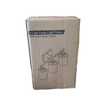 Costway Modern 3-LIGHT Bathroom Wall Sconce With Clear Glass Shade-silver. Fixed Price $34.00.