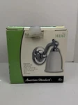American Standard Wall Vanity Sconce Light Chrome White Glass New In Box. Fixed Price $22.00.