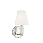Savoy House 1-LIGHT 5.5" Wall Sconce, Polished Nickel M90102PN. Fixed Price $134.00.