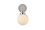 Elegant Lighting LD7030W8 Hanson 12" Tall Bathroom Sconce - Polished Nickel /. Fixed Price $64.00.
