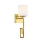 Savoy House 9-2302-1 Quatrain 17" Tall Wall Sconce True Gold. Fixed Price $194.00.