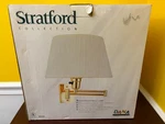 New Vintage Stratford Collection Solid Brass Wall Lamp Dana Lighting #9200. Fixed Price $139.99.