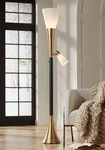 Possini Euro Fortuna 72 1/2" Torchiere Floor Lamp With Reading Light. Fixed Price $399.99.