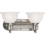 Progress Lighting P3162-09 2-LIGHT Wall Bracket With White Etched Glass. Fixed Price $70.31.