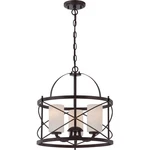 Nuvo Lighting Ginger Pendant W/ Etched Opal Glass, Old Bronze 60-5337. Fixed Price $396.99.