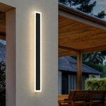 Yansun 37 In. Modern Black Linear Integrated Led Outdoor Wall Sconce 3000K/6000K. Fixed Price $46.54.