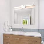 Mirrea 36IN Led Vanity For Bathroom Lighting Dimmable Chrome Warm White. Fixed Price $89.99.
