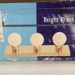 Infilit 3-LIGHT Vanity Wall Fixture Bright Brass 18" Mounted Ul Listed. Fixed Price $39.44.