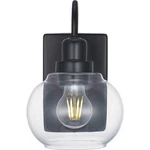Home Decorators Halyn 1-LIGHT Matte Black Indoor Wall Sconce Clear Glass. Fixed Price $25.78.